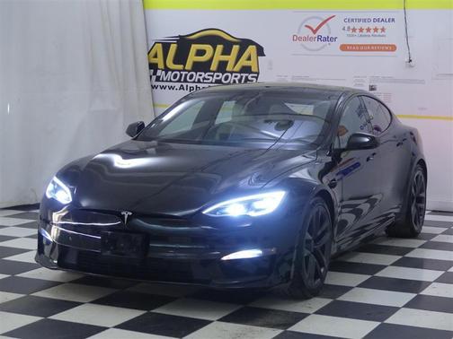 Solid Black 2022 Tesla Model S Plaid