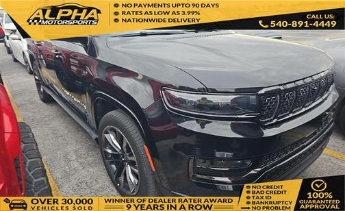 Diamond Black Crystal Pearlcoat 2024 Jeep Grand Wagoneer L Series II 4x4