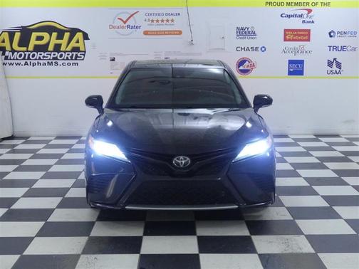 Midnight Black Metallic 2019 Toyota Camry XSE