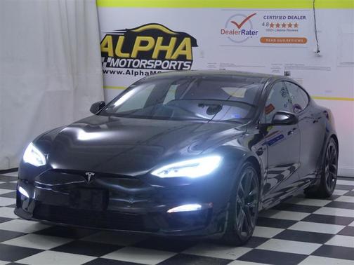 Solid Black 2021 Tesla Model S Long Range