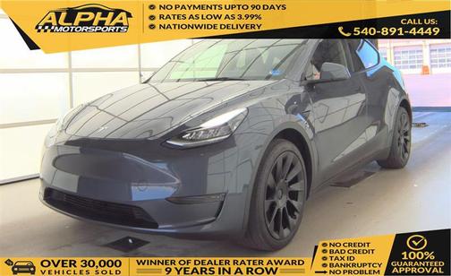 Gray 2023 Tesla Model Y Long Range Dual Motor All-Wheel Drive
