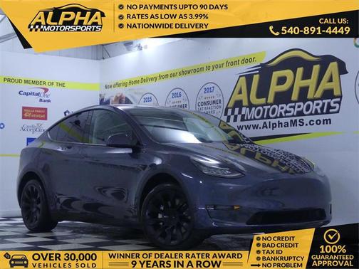 Gray 2023 Tesla Model Y Long Range Dual Motor All-Wheel Drive
