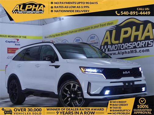 Glacial White Pearl 2023 Kia Sorento SX
