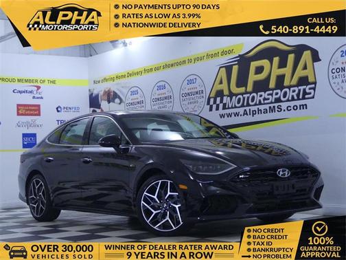 Carbon Blue 2023 Hyundai SONATA N Line