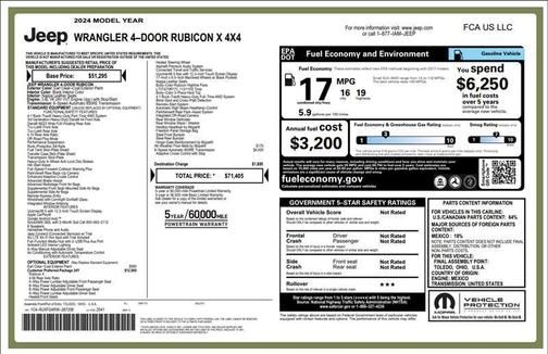 Earl Clearcoat 2024 Jeep Wrangler Rubicon