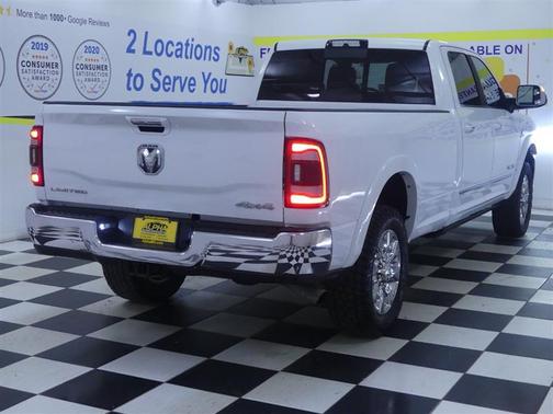 Bright White Clearcoat 2019 RAM 2500 Limited Crew Cab 4x4 8' Box