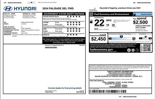 2024 Hyundai PALISADE SEL