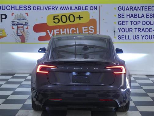 Stealth Grey 2025 Tesla Model 3 Long Range