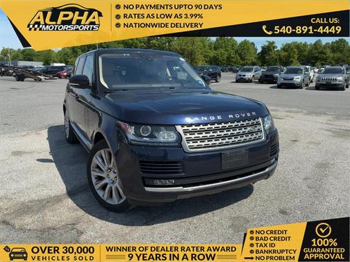 Loire Blue 2017 Land Rover Range Rover 5.0L Supercharged