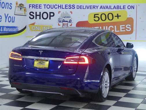 Deep Blue Metallic 2016 Tesla Model S 90D