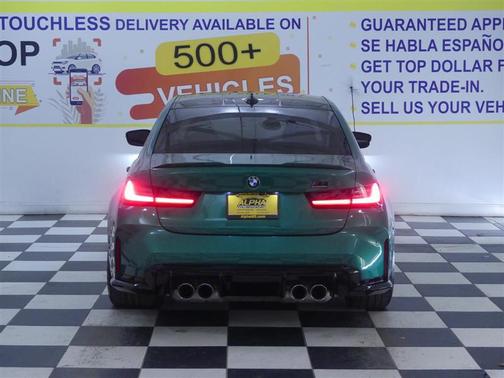 Isle of Man Green Metallic 2021 BMW M3 Competition