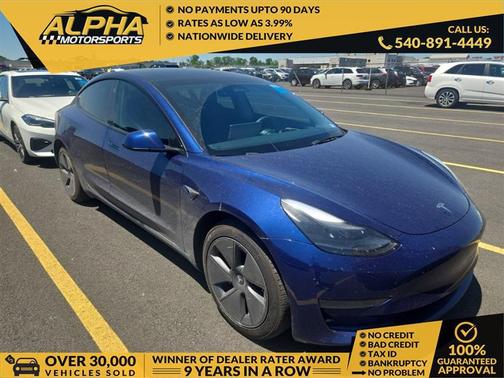 Deep Blue Metallic 2023 Tesla Model 3 Standard Range