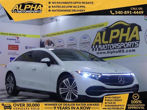 White 2024 Mercedes-Benz EQS 450 4MATIC