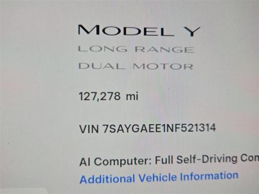 Solid Black 2022 Tesla Model Y Long Range Dual Motor All-Wheel Drive