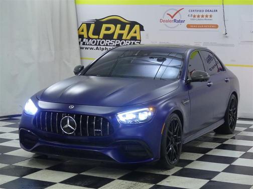 Blue 2021 Mercedes-Benz AMG E 63 S 4MATIC+
