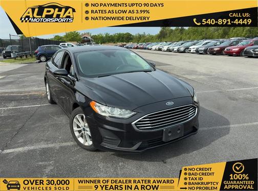 Agate Black Metallic 2020 Ford Fusion SE