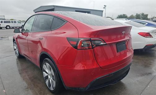Red Multi-Coat 2023 Tesla Model Y Long Range Dual Motor All-Wheel Drive