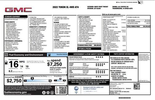 2022 GMC Yukon XL 4WD AT4