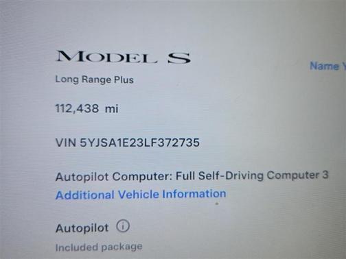 2020 Tesla Model S Long Range Plus