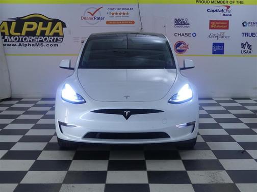 Pearl White Multi-Coat 2021 Tesla Model Y Long Range Dual Motor All-Wheel Drive