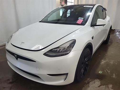Pearl White Multi-Coat 2021 Tesla Model Y Long Range Dual Motor All-Wheel Drive