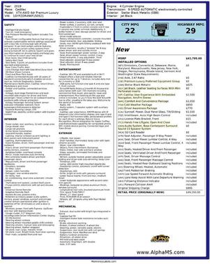 2019 Cadillac XT4 Premium Luxury