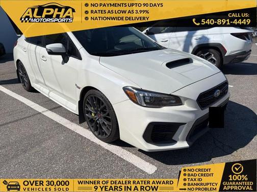 Crystal White Pearl 2021 Subaru WRX STI Base