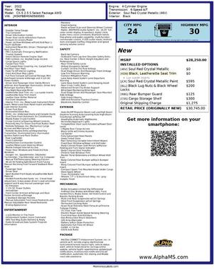 2022 Mazda CX-5 2.5 S Select Package