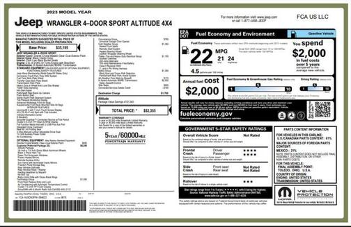 2023 Jeep Wrangler Sport