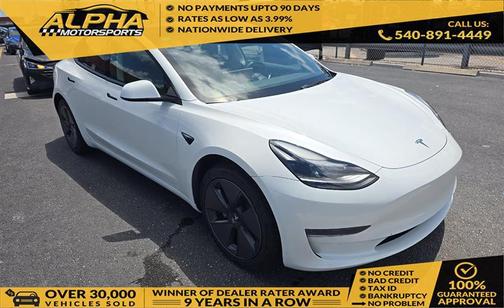 Pearl White Multi-Coat 2023 Tesla Model 3 Standard Range