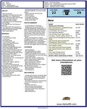 2019 Porsche 718 Cayman S