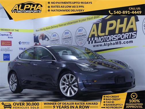 Gray 2018 Tesla Model 3 Long Range