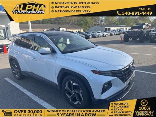 Quartz White 2022 Hyundai TUCSON Limited