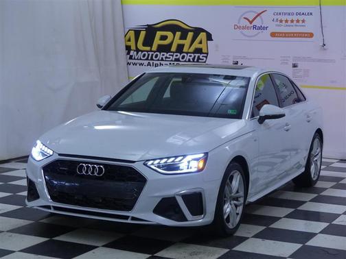Glacier White Metallic 2022 Audi A4 45 S line Premium Plus