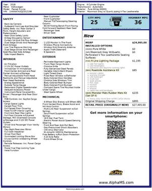 2018 Volkswagen Passat 2.0T S