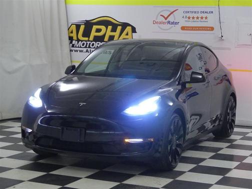 Solid Black 2023 Tesla Model Y Performance Dual Motor All-Wheel Drive