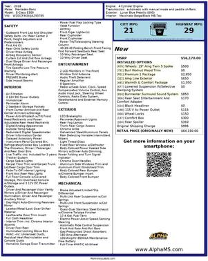 2018 Mercedes-Benz E-Class 4MATIC