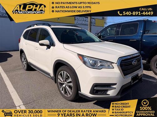 Crystal White Pearl 2021 Subaru Ascent Limited 7-Passenger