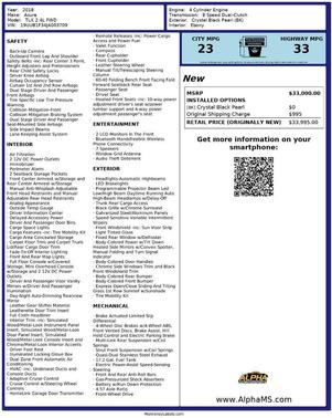 Crystal Black Pearl 2018 Acura TLX Base