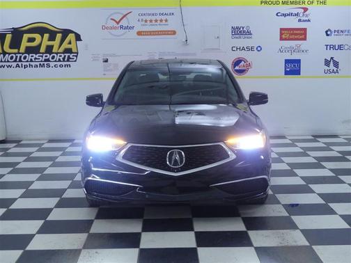 Crystal Black Pearl 2018 Acura TLX Base