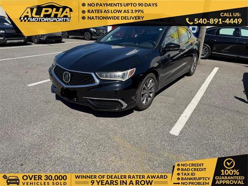 Crystal Black Pearl 2018 Acura TLX Base