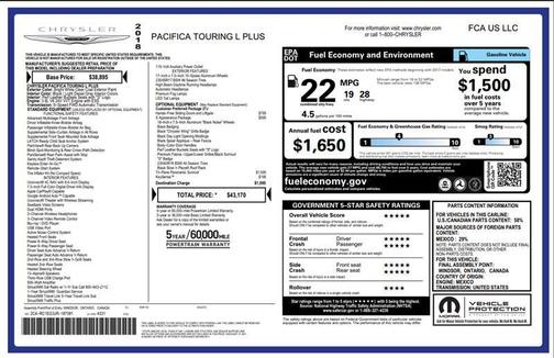2018 Chrysler Pacifica Touring-L Plus