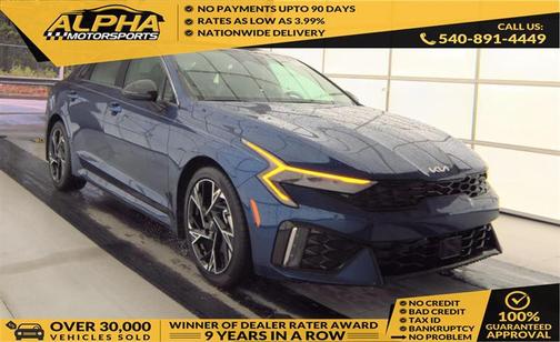 Yacht Blue 2025 Kia K5 GT-Line