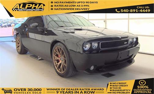 Brilliant Black Crystal Pearlcoat 2009 Dodge Challenger SRT8