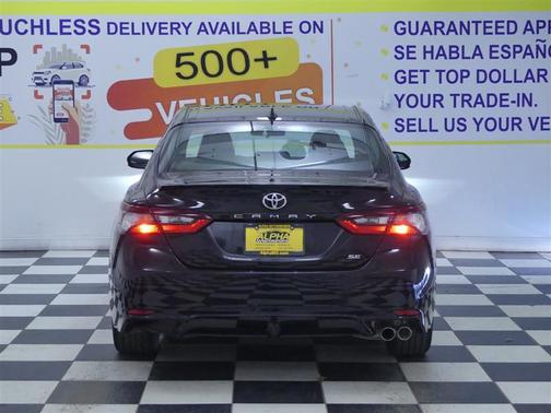 Midnight Black Metallic 2021 Toyota Camry SE