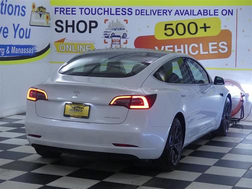 Pearl White Multi-Coat 2020 Tesla Model 3 Long Range