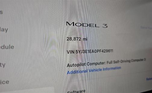 2023 Tesla Model 3 Standard Range