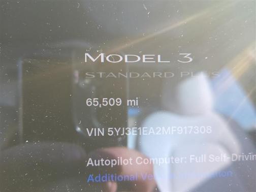 Pearl White Multi-Coat 2021 Tesla Model 3 Standard Range Plus