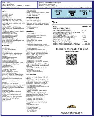 2023 Land Rover Range Rover Sport SE