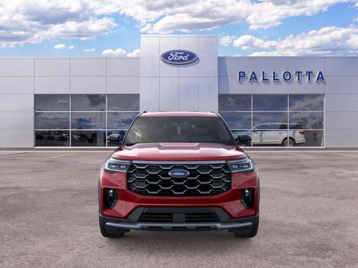 Rapid Red Metallic Tinted Clearcoat 2026 Ford Explorer Platinum